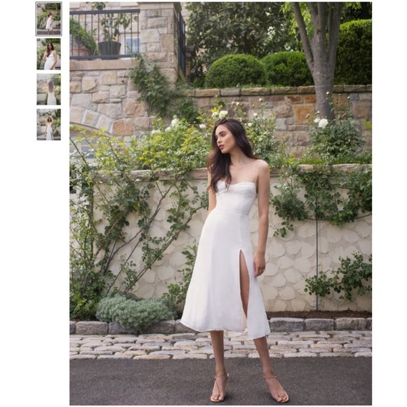 Reformation Juliette Dress - Ivory - Picture 1 of 10